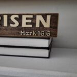 RISEN Shelf Sign