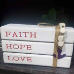 Faith Hope Love Mini Wooden Block