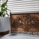 Love Grows Here Wall Sign